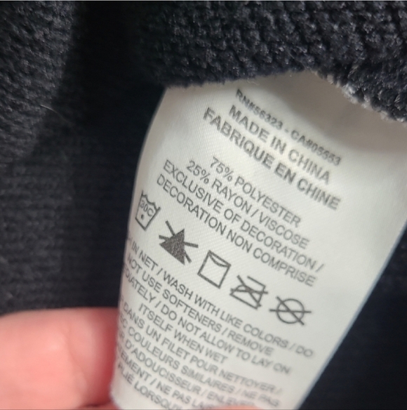 Nike Black Sweatshirt Classic Pullover Hoodie - Picture 3 of 4